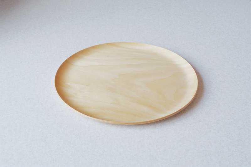 GOLDCRAFT NPT Round L 木製 丸いお盆 おぼん 食洗器可能 木製トレイ