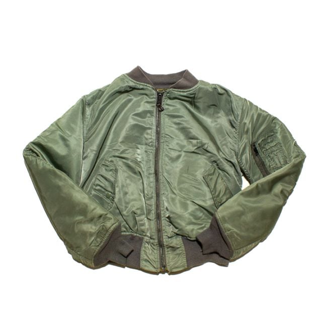 USA製HOPE MFG MA-1フライトジャケット Lセージグリーン HOPE MFG INC. MA-1 FLIGHT JACKET<br>【ホープMFG社 MA-1 フライト