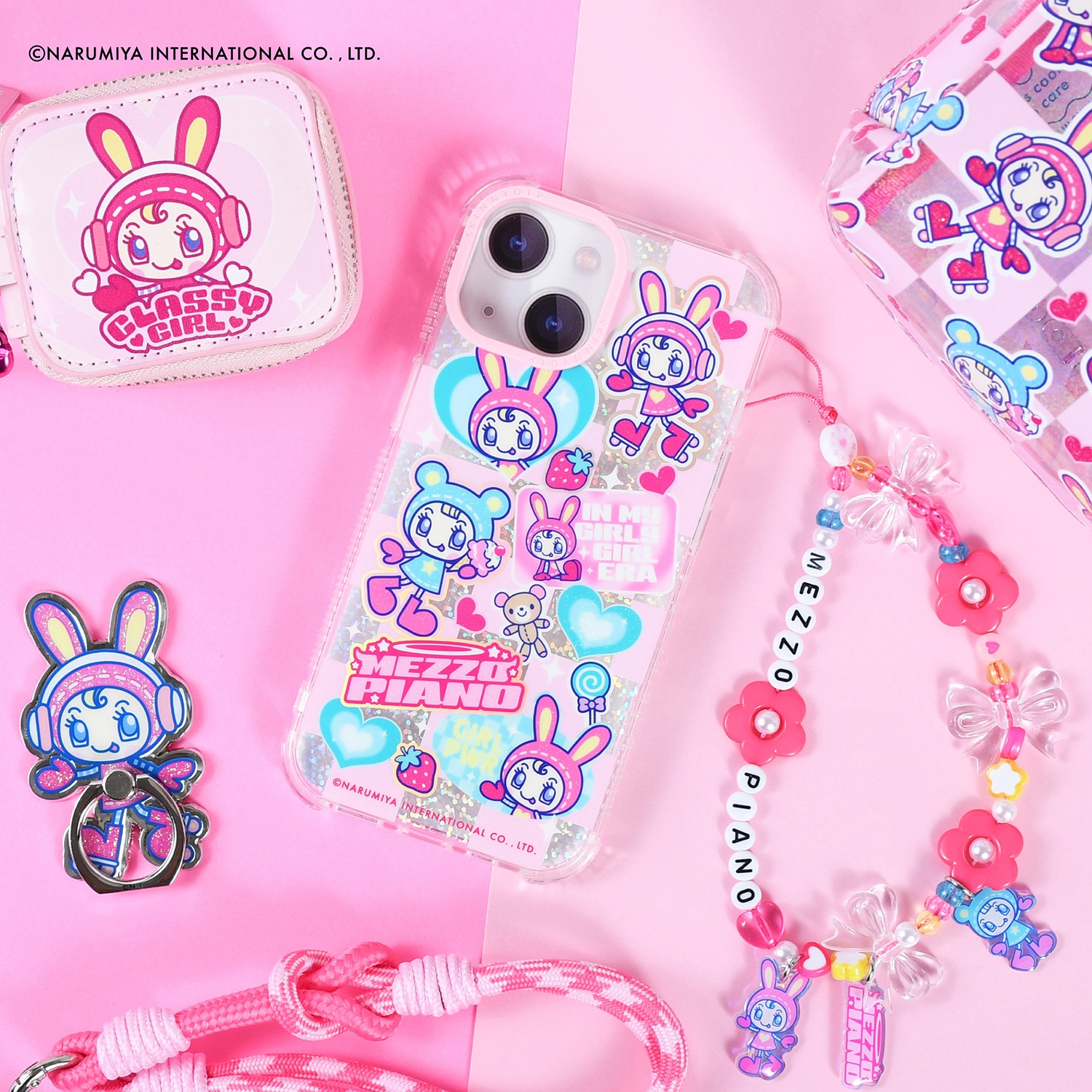 フォンストラップ メゾピアノ ジュニア ナルミヤキャラクターズ