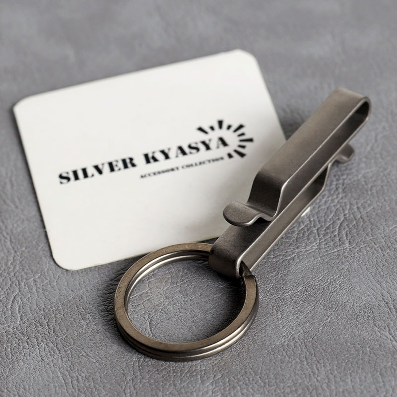 チタン キーリング＆フック [z032] | キーチェーン、キーリングなど