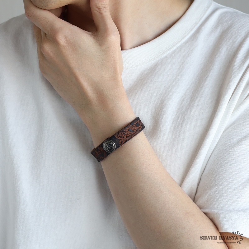 アメリカン レザーバングル [b835] | スタイルで探す,ネイティブ系