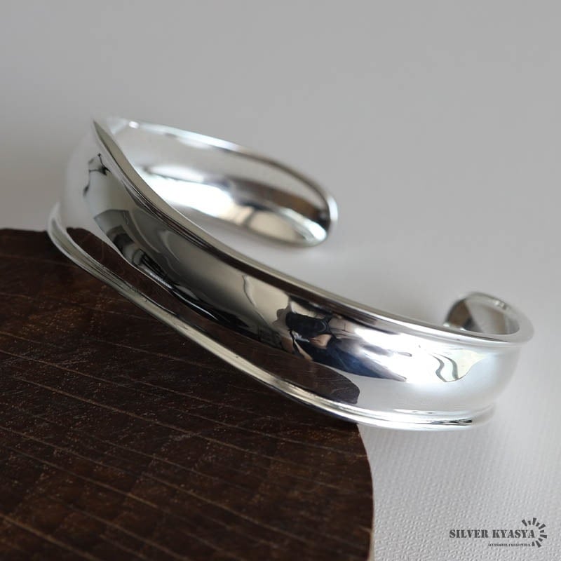 シルバー925 ボーンカフバングル [cb071] | お洒落なレディース