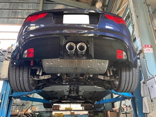 ジャガー Fタイプ ワンオフマフラー【型式：CBA－J608A