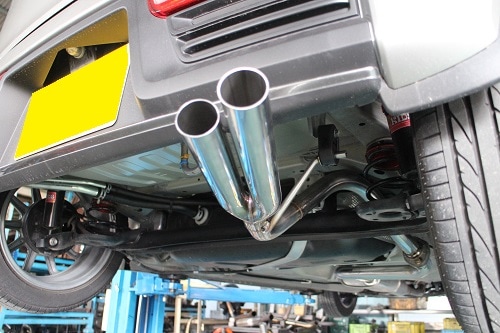 スズキ アルトワークス ワンオフマフラー【型式：HA36S