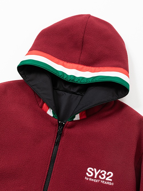 REVERSIBLE FLEECE ZIP HOODIE | TYPE,SETUP | 【公式】SY32 by SWEET