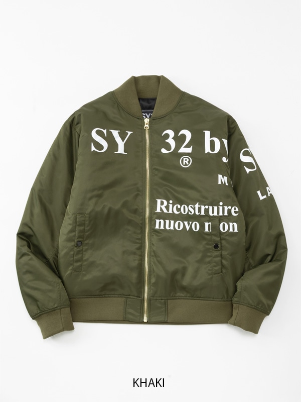 SEPARATE GRAPHIC MA-1 | TOPS,OUTER WEAR | 【公式】SY32 by SWEET