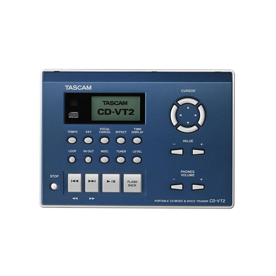 数量限定！ACアダプタープレゼント中！ TASCAM CD-VT2 Portable CD