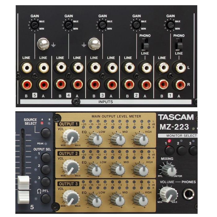 MZ-223 INSTALLATION MIXER TASCAM