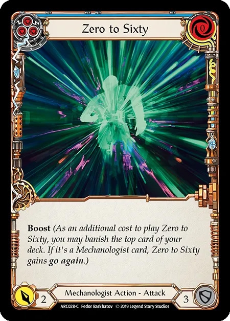 EN】《Rainbow Foil》[Mechanologist] Zero to Sixty/急加速 (青)「C