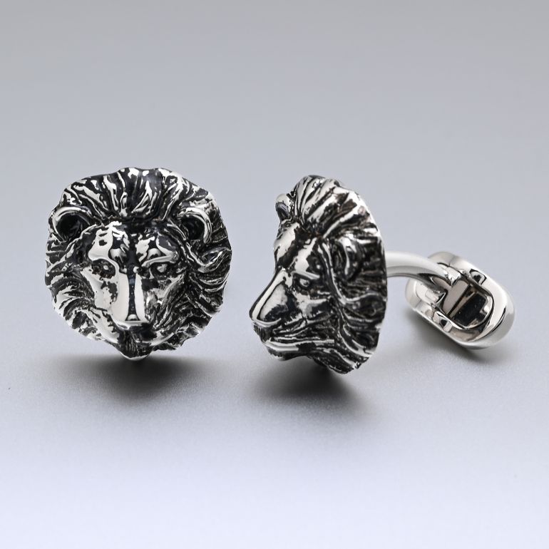 モンアート MONART カフス メンズ カフリンクス カフスボタン ライオン