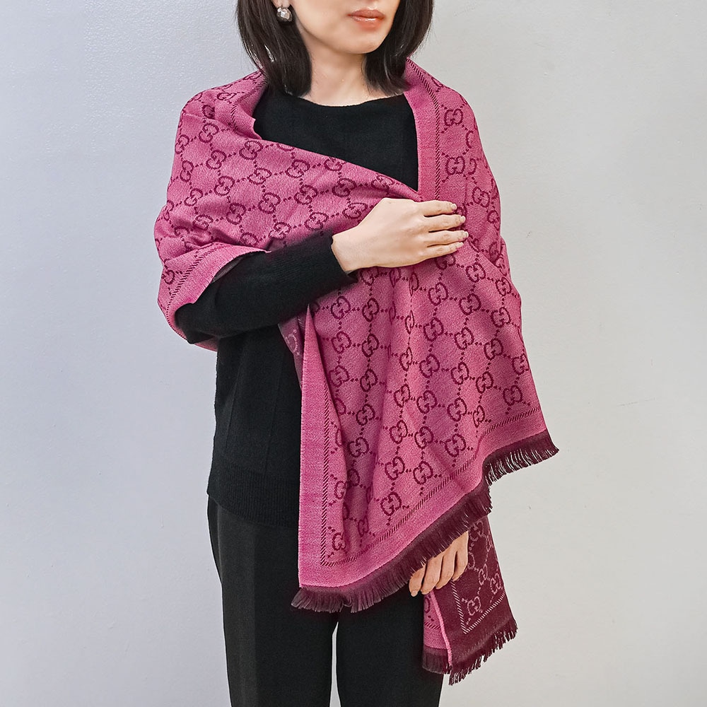 グッチ GUCCI ストール マフラー メンズ レディース 男女兼用 GG柄