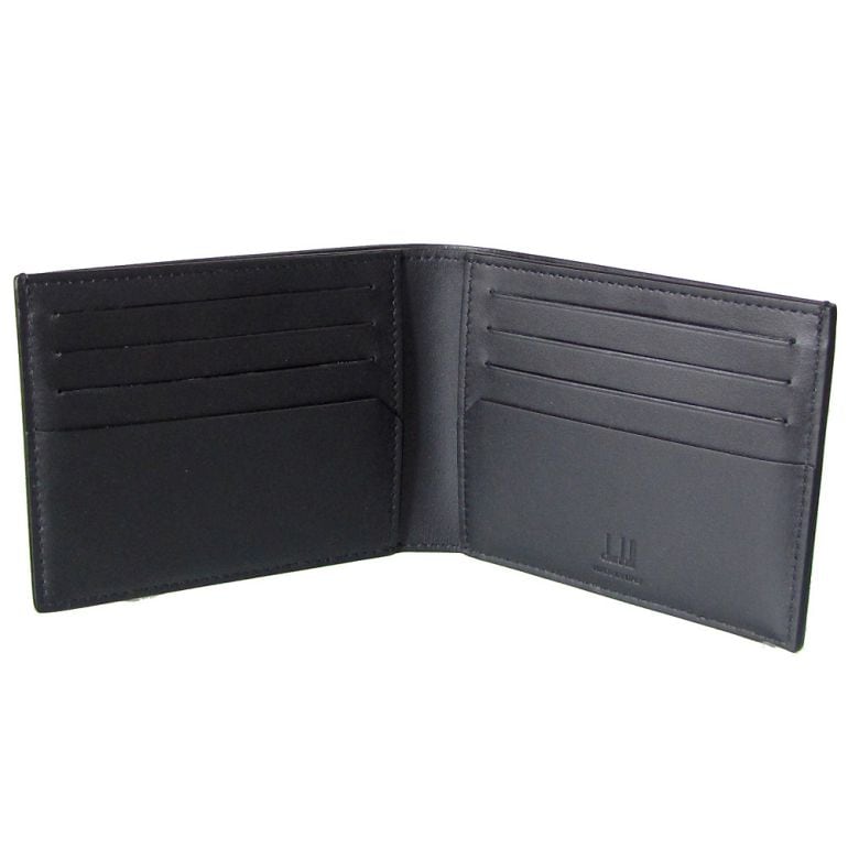 ダンヒル dunhill 財布 二つ折り財布 小銭入れなし メンズ エンジン