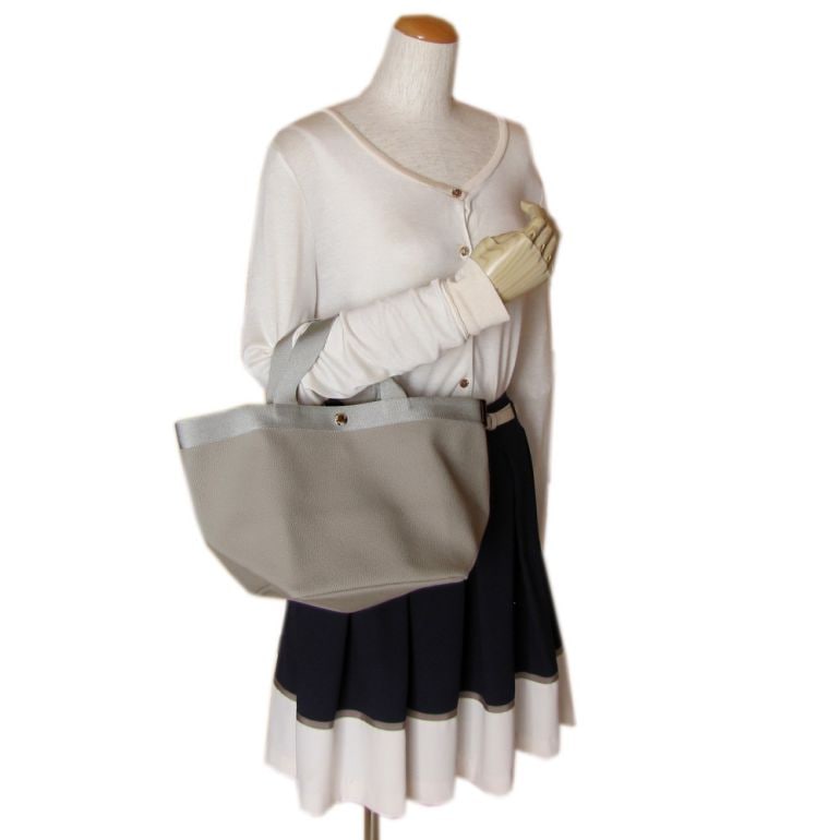 エルベシャプリエ トートバッグ レディース 舟形 M リュクス