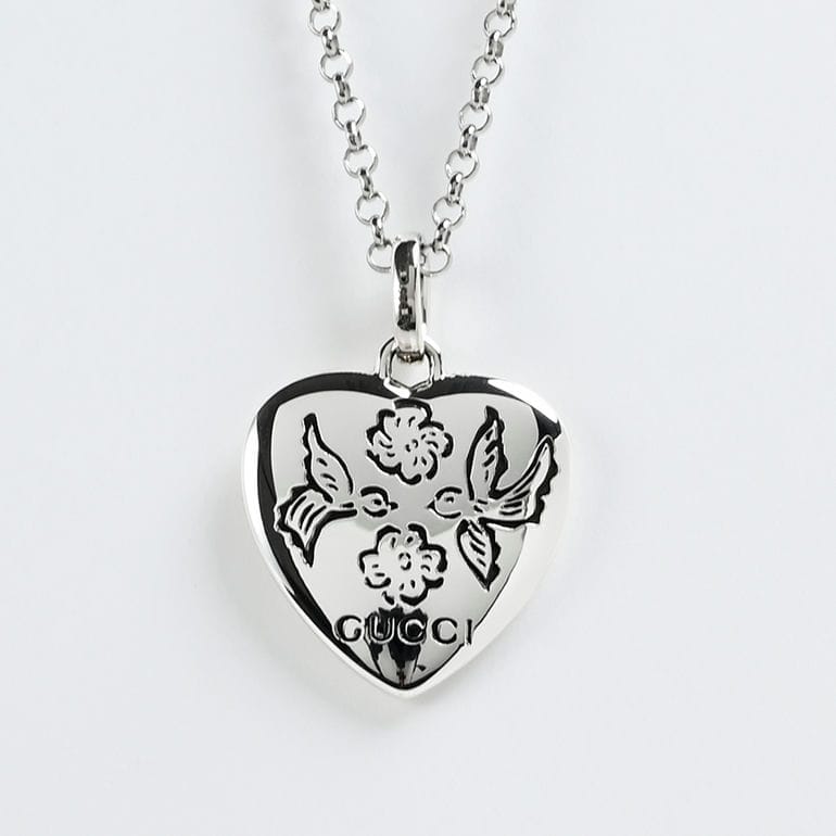 グッチ GUCCI ネックレス レディース BLIND FOR LOVE HEART ブラインド