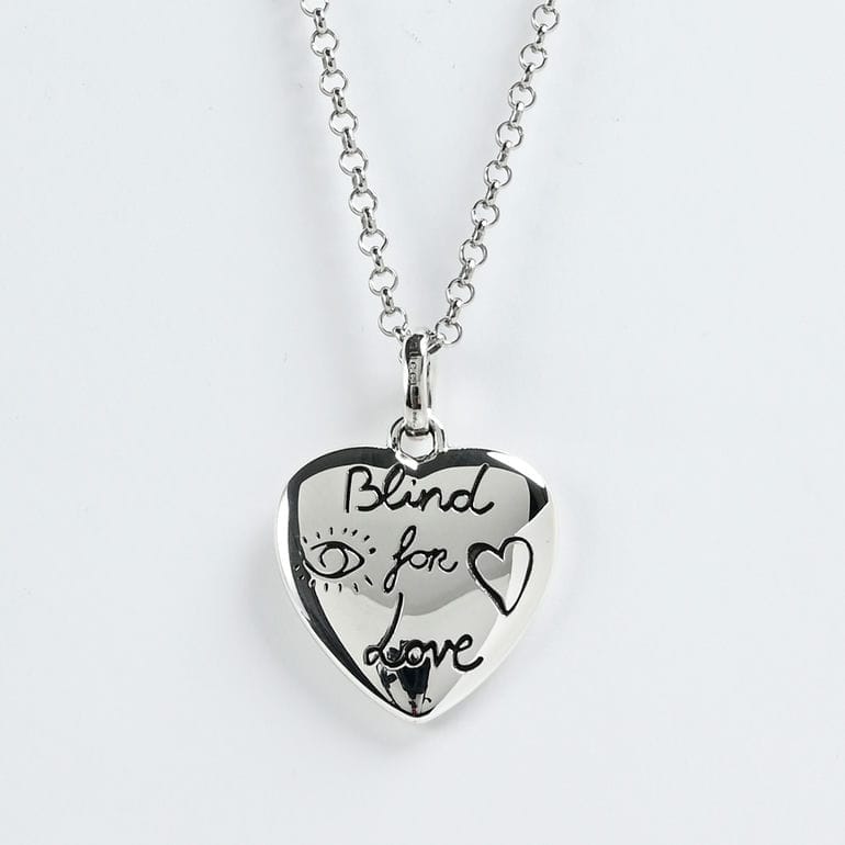 グッチ GUCCI ネックレス レディース BLIND FOR LOVE HEART ブラインド