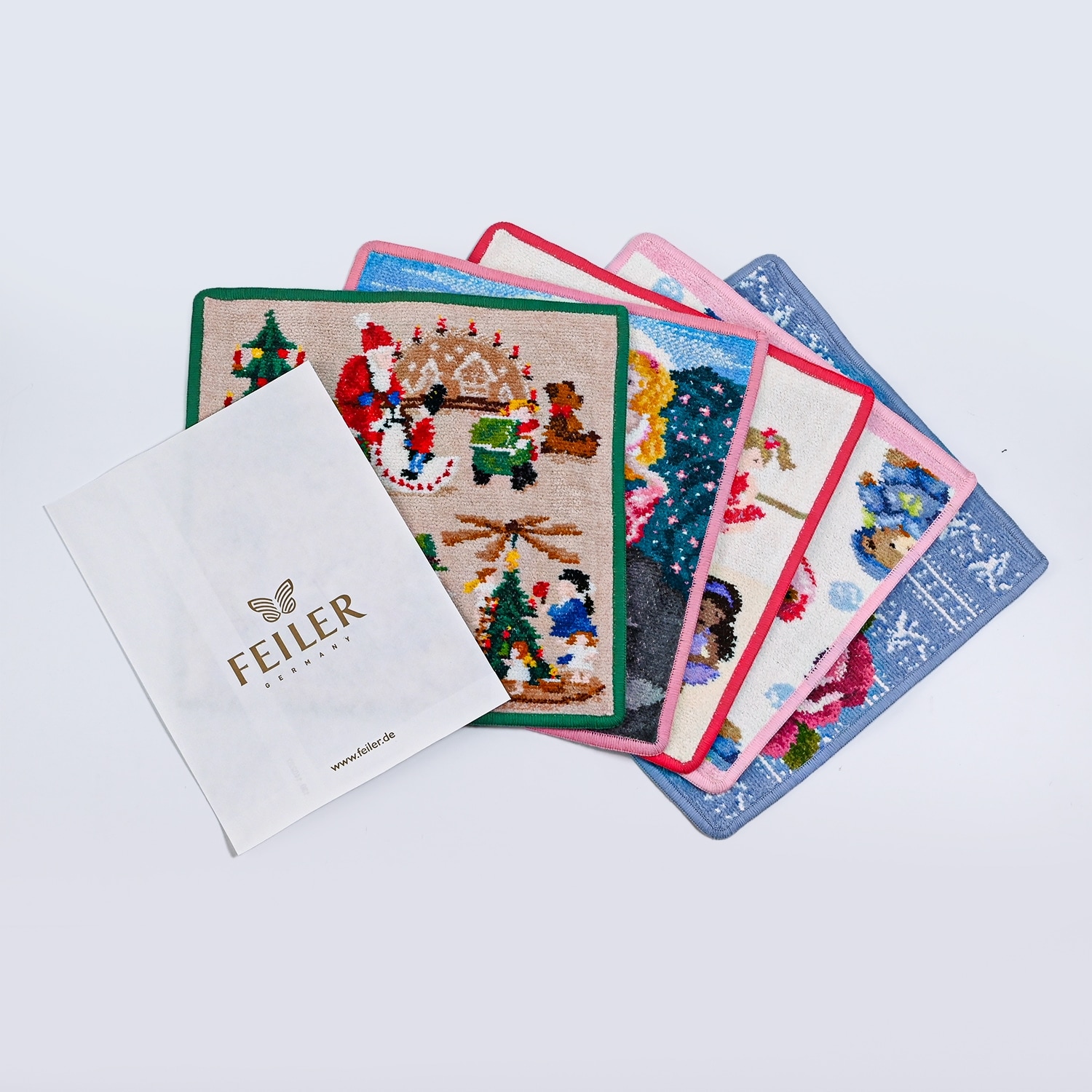 フェイラー FEILER ハンカチ ハンドタオル 25cm レディース エルツ山地