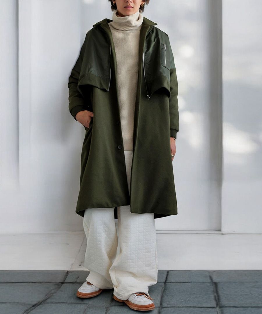 ドッキングコート コート レディース アウター 長袖 送料無料・メール