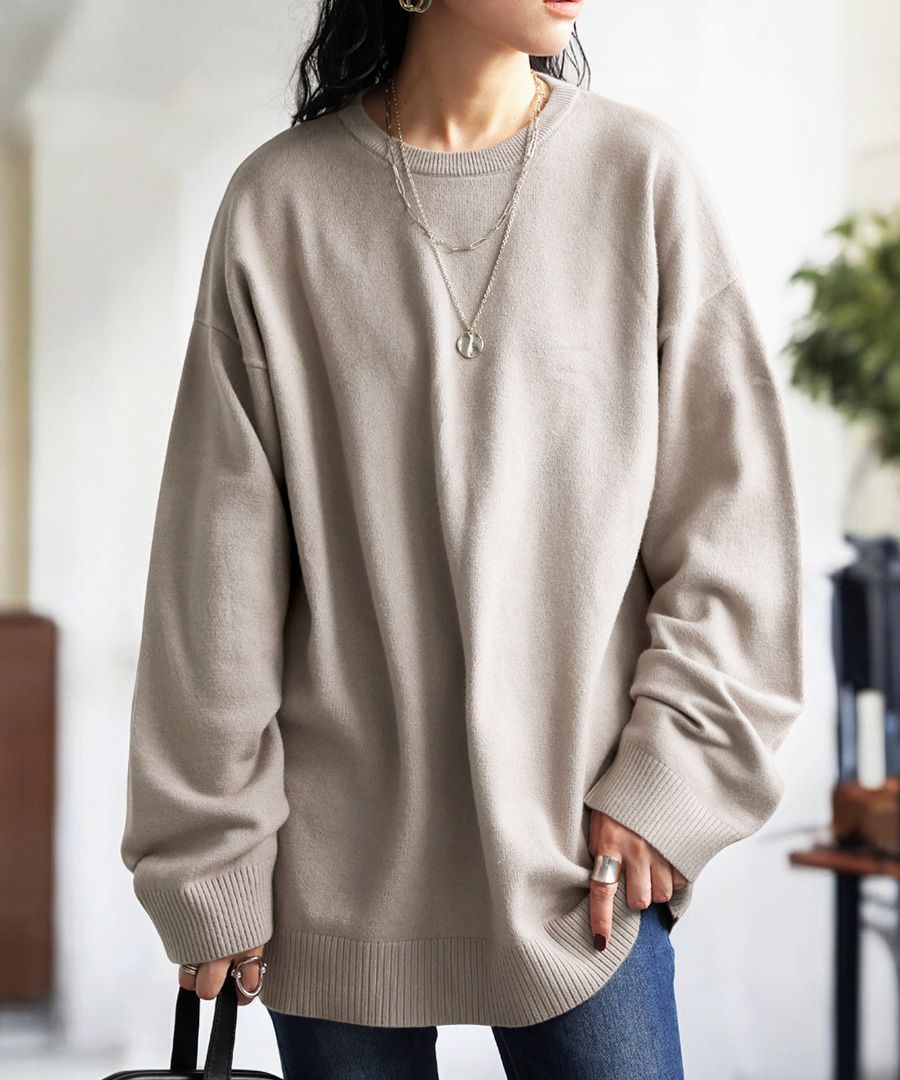 マシュマロタッチ ニット レディース トップス 長袖 送料無料・メール