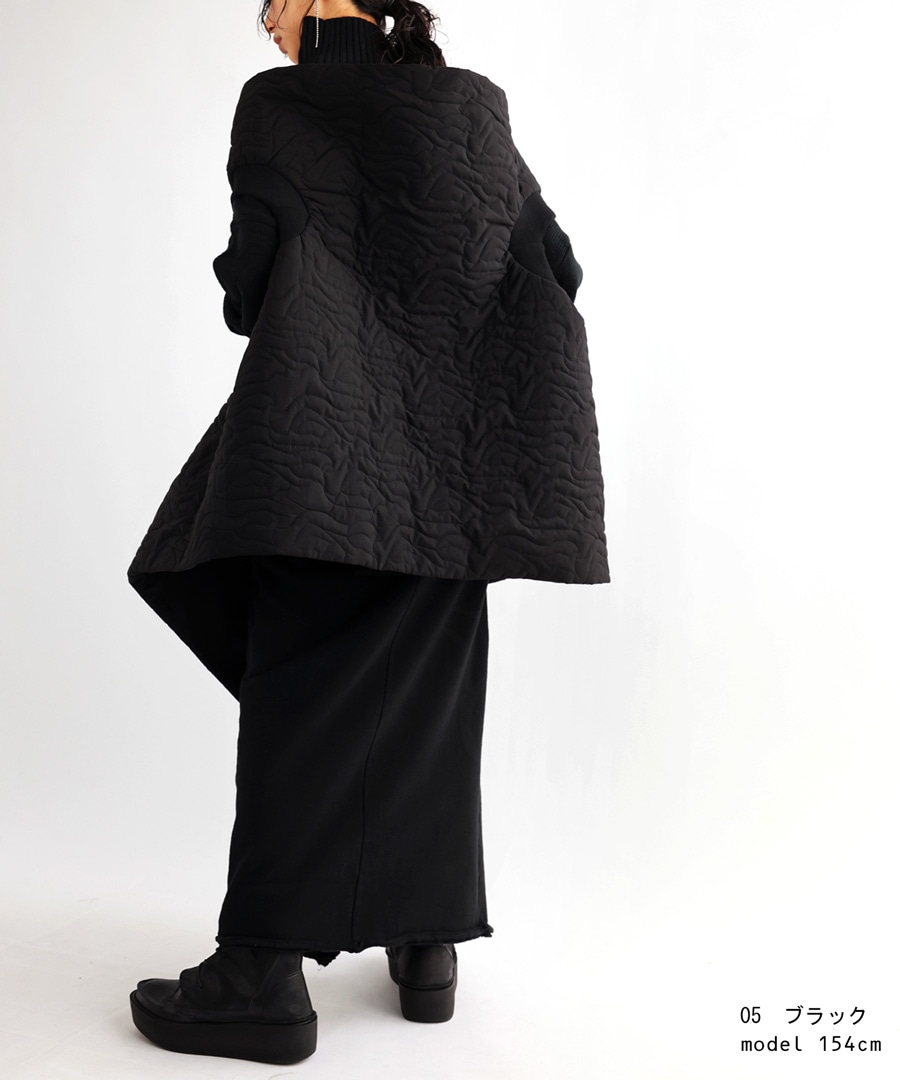 キルティングベスト ベスト レディース ロング丈 送料無料・メール便