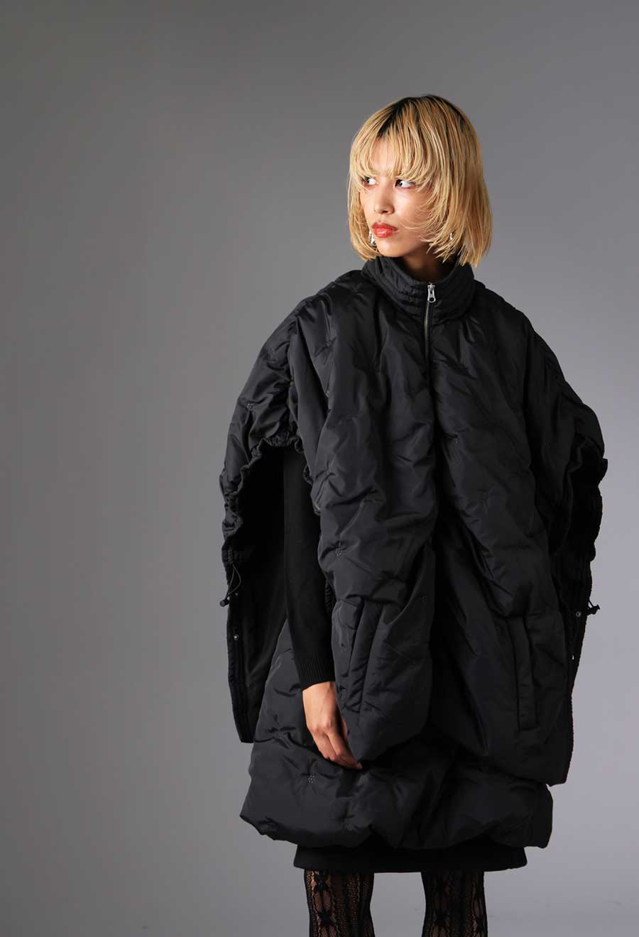 変形ビッグベスト レディース 中綿 ピンソニック 送料無料・再入荷