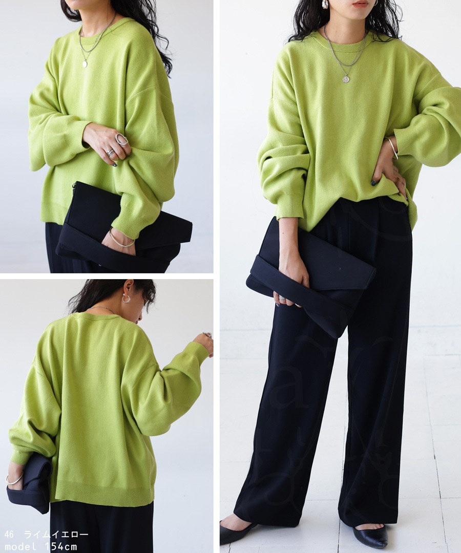 新品】革とニット地のベアバック トップス 深緑 Sサイズ（胸部分に裏地