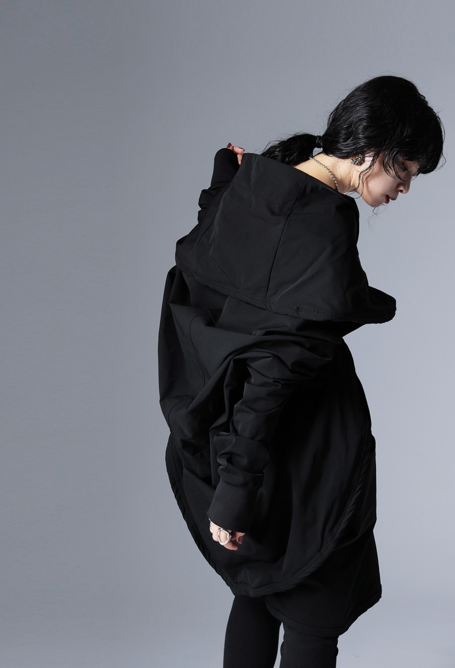 変形 モード コクーンコート レディース アウター 送料無料・再入荷