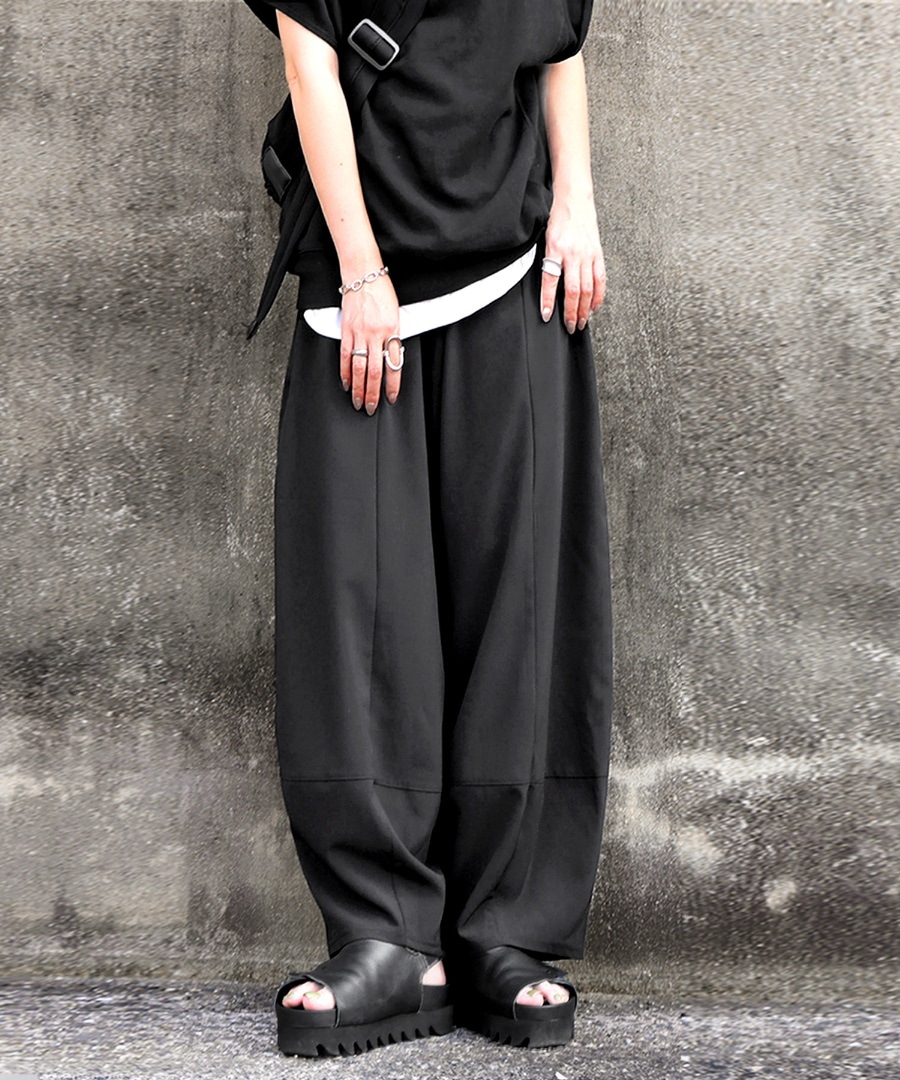 萌MOYURUモユル 大人モードサルエルパンツ 上級者 マキシ丈 40 楽天