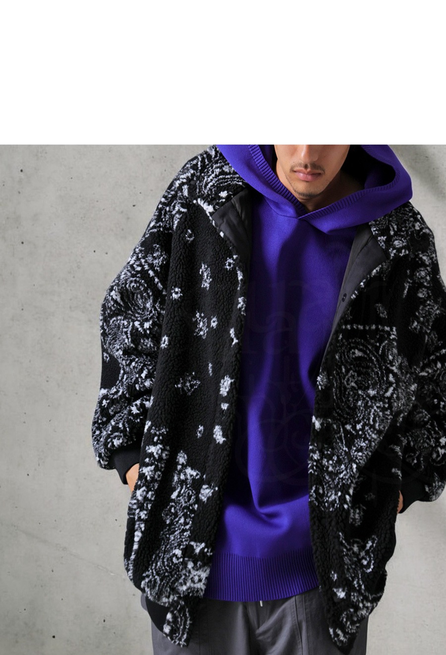 ボアジャケット ジャケット メンズ 長袖 ボア 送料無料・メール便不可