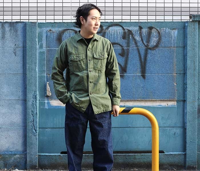 orSlow オアスロウ ユーティリティシャツ アーミー ミリタリー