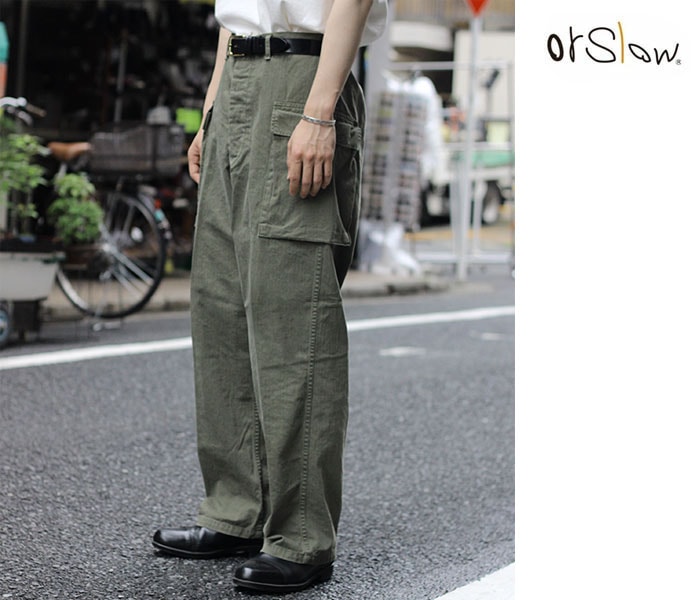 orSlow オアスロウ 2ポケット カーゴパンツ US ARMY 2 POCKET CARGO