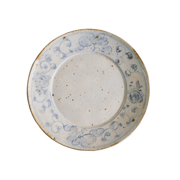 作家 市野吉記 安南手 リム浅鉢（虎）4 作家 市野吉記 安南手 リム浅鉢