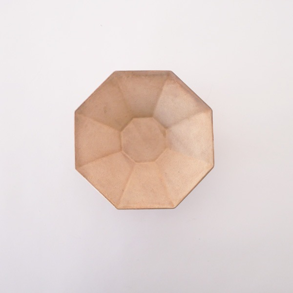 瀬川辰馬 硫化銀彩八角鉢 modelA 16.5×16.5cm