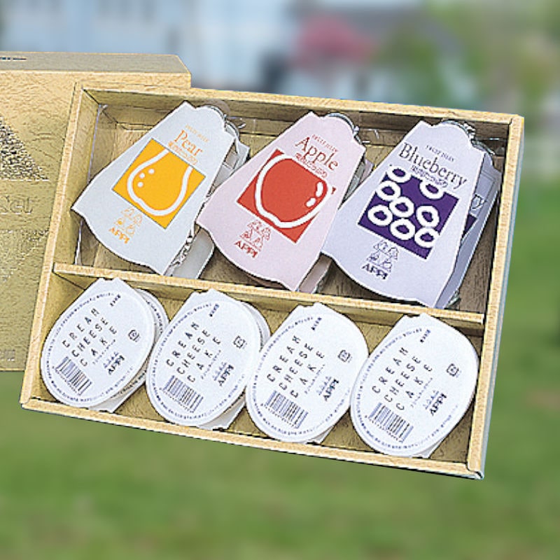 安比高原 デザートセット フルーツゼリー＋クリームチーズケーキ計14個