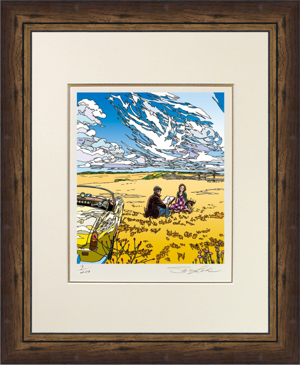 版画「～秋雲に魅せられて～」 | 版画・アートポスター | APPLE FARM