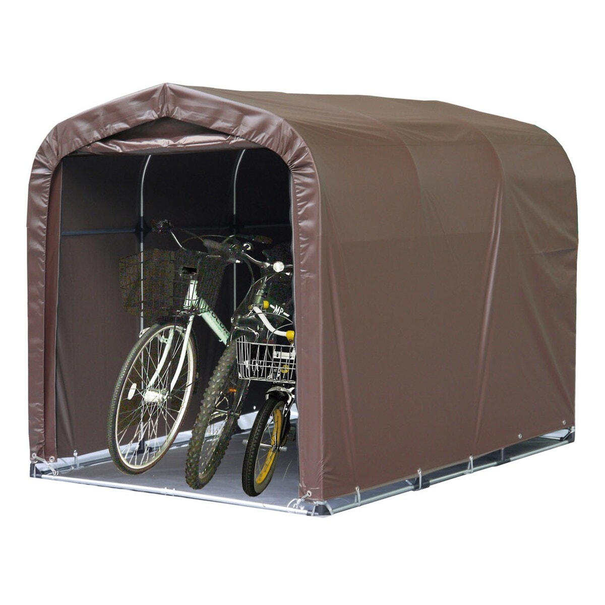 送料無料】【在庫限り】南栄工業 サイクルハウス 3台用 間口1.56m 奥行