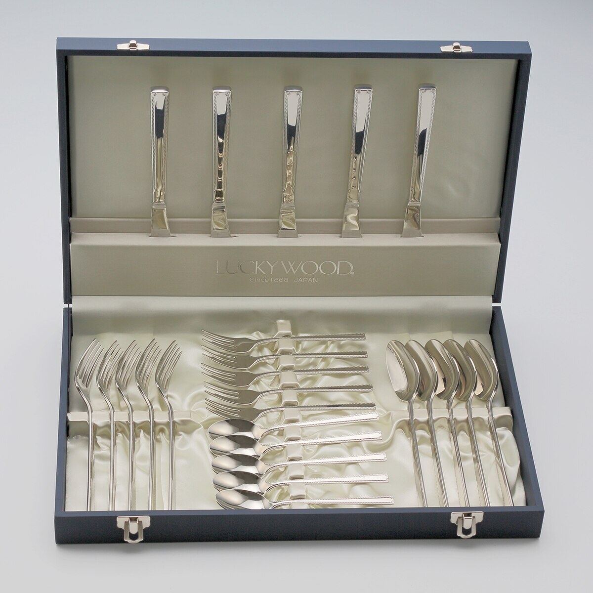 送料無料】ラッキーウッド カトラリーセット フレンチアクセント