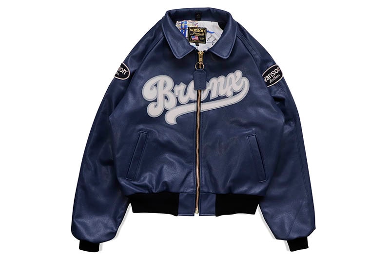 VANSON BRONX BOMBER JACKET (TJC:NAVY) | Brand,S-Z,VANSON