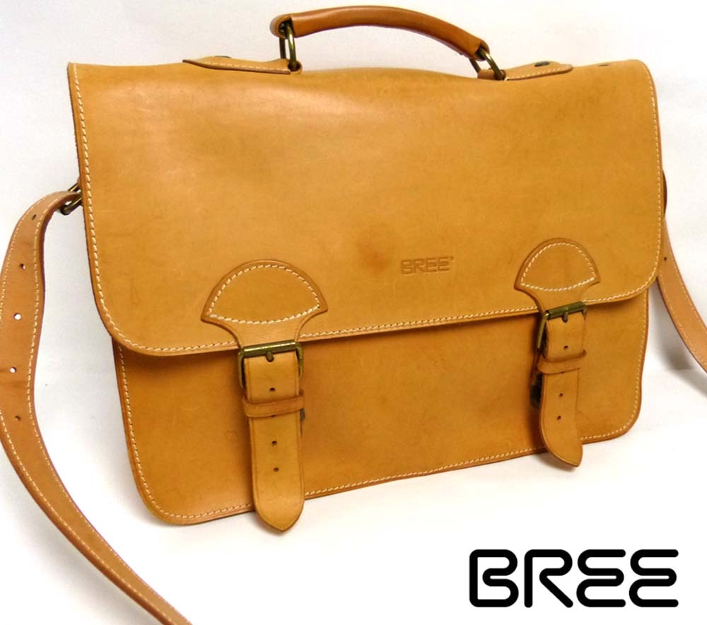 BREE / ブリー ヌメ革 2WAY フラップ ショルダー ビジネス バッグ