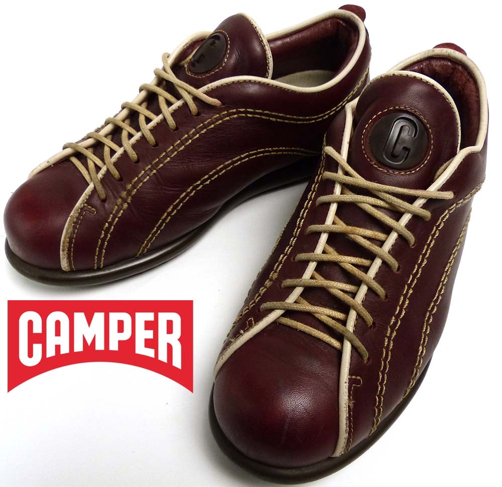 CAMPER カンペール レザーシューズ 39 24.5～25 ブラウン 茶