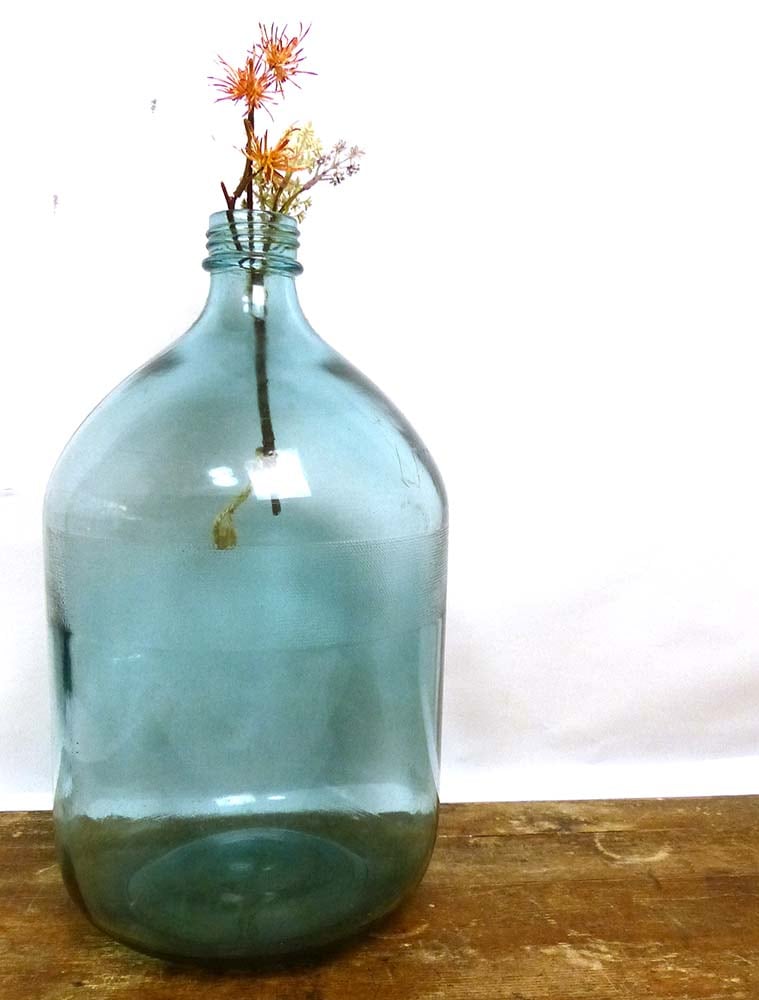 昭和レトロ 大きな硝子瓶 / ガラス瓶 / 硝子瓶 / 花瓶【中古