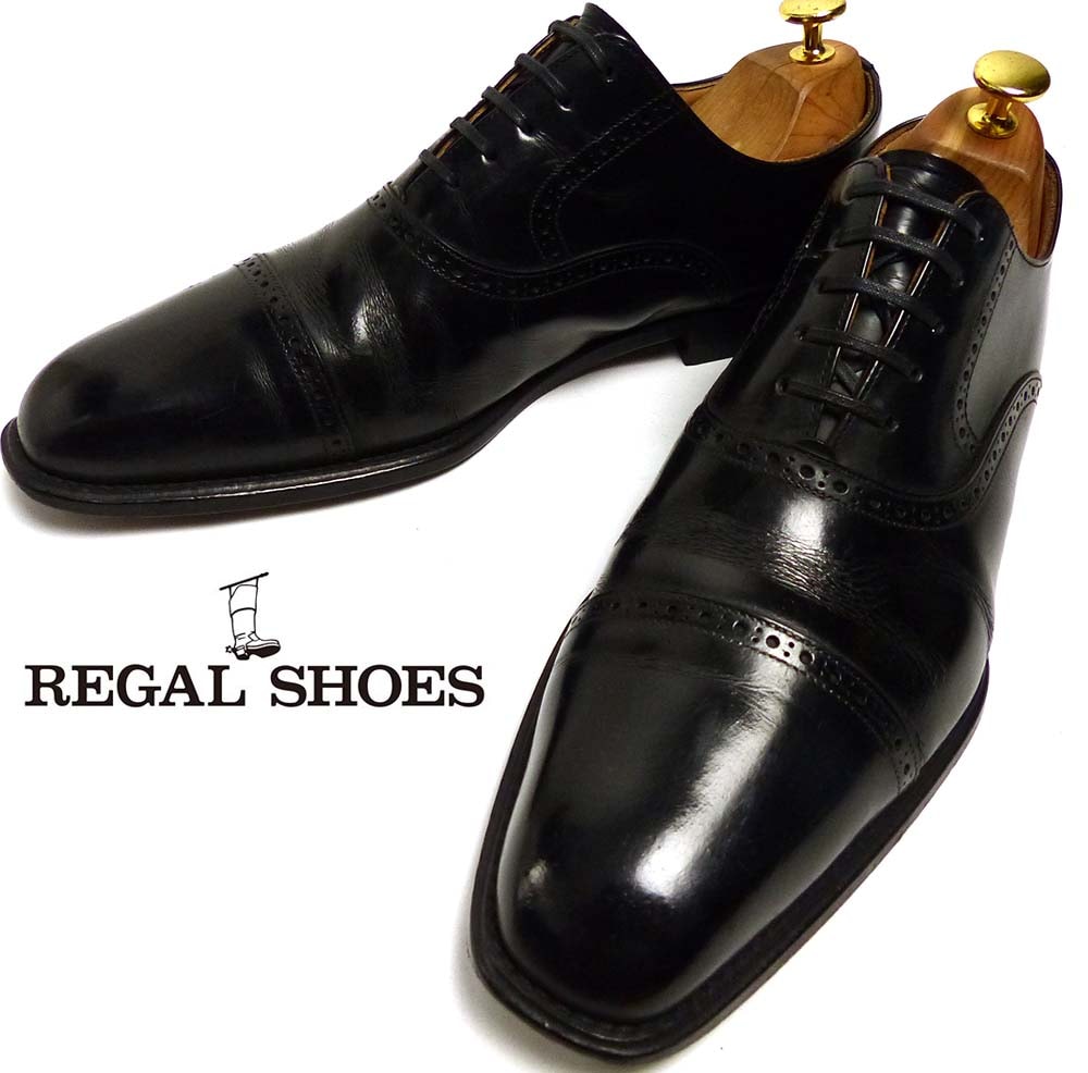 REGAL / リーガル 122R メダリオン ストレートチップシューズ 26 1/2b
