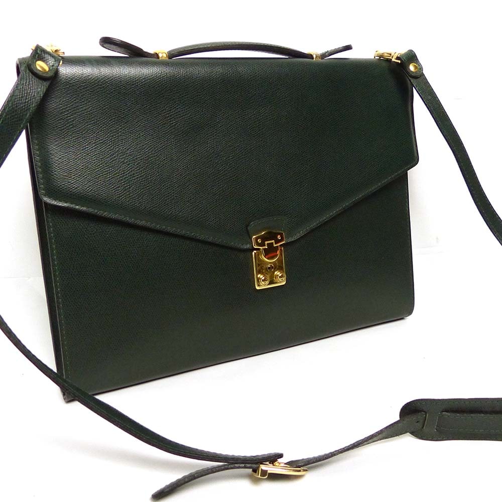 フランス製 LANCEL PARIS / ランセル レザービジネスバッグ / ブリーフ