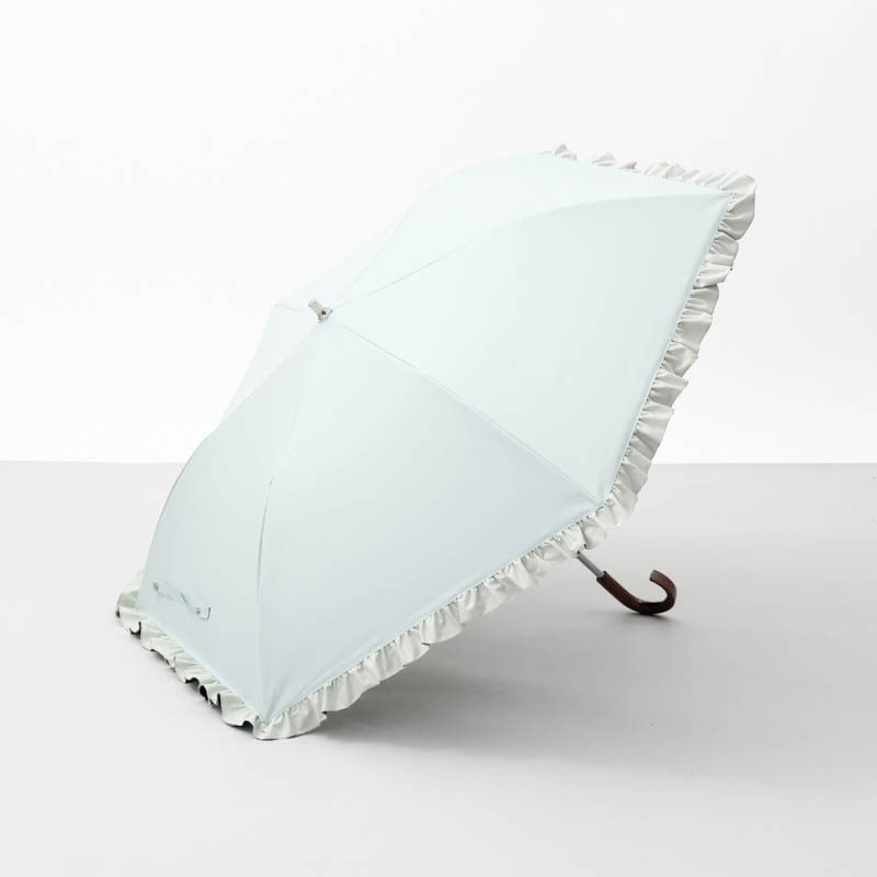 Beaurance （ビューランス）】ラメ刺しゅう縁オーガンジー晴雨兼用傘