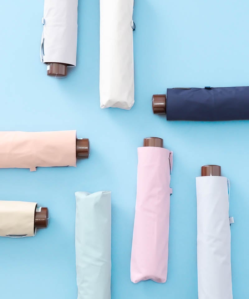 BLAO（ブラオ）】最強級遮熱 無地晴雨兼用傘(折りたたみ傘)東レ サマー