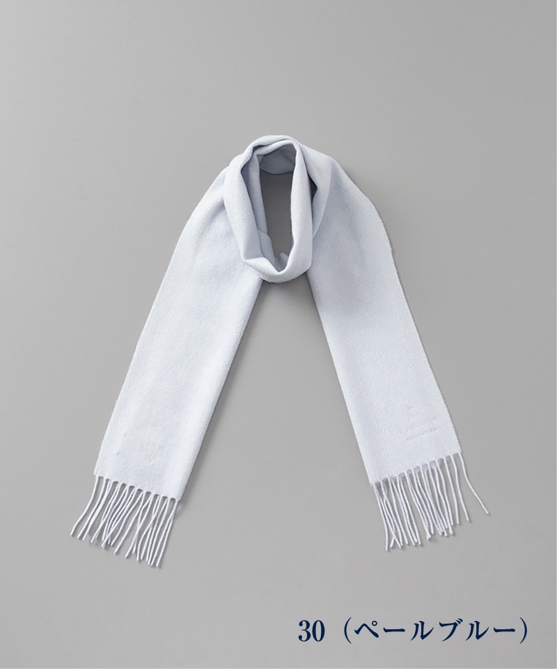 LANVIN COLLECTION（ランバン コレクション） 】 カシミヤ 無地プチ