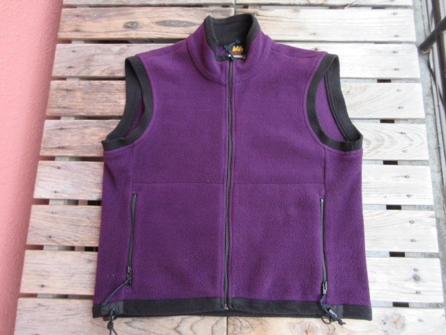 USED 90年代 REI フリースベスト プラム系 S jkz347 | REI