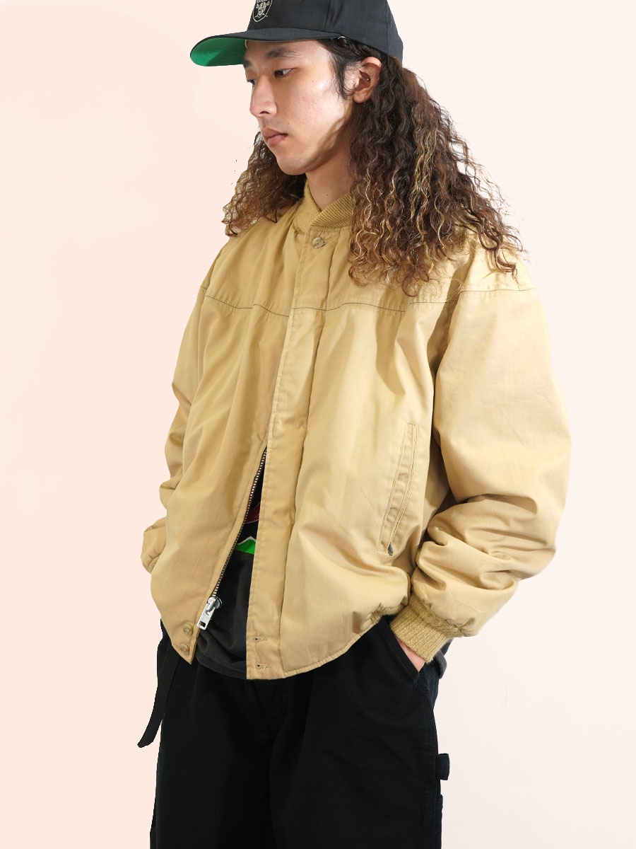 70's Catalina ダービースタイル キャップショルダージャケット タン