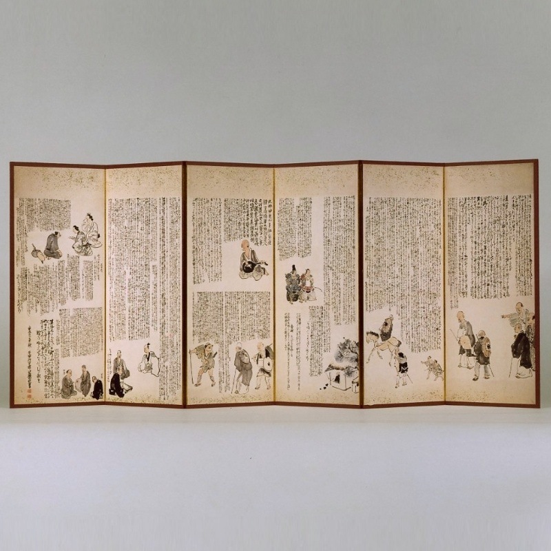 縮小屏風〈重文 奥の細道図屏風〉与謝蕪村京都便利堂オンラインショップ