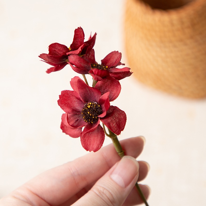 Flower Miffy スライドミラー チョコレートコスモス アートフラワー