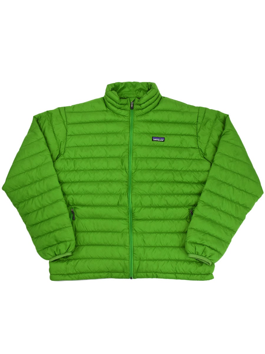 11's パタゴニア ダウンセータージャケット ライトグリーン 表記(L